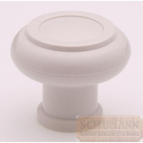 Fehér gomb fogantyú 27mm