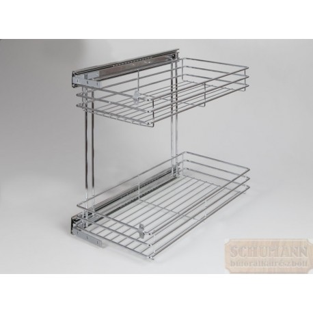 Oldallapra szerelhető polcrendszer