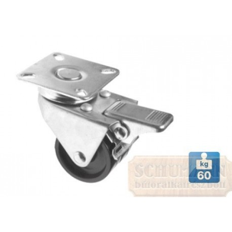 Fékezős talpas görgő 50mm