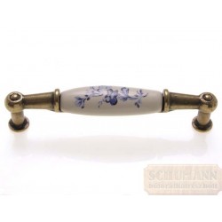 Antikolt fogantyú - zöld virág