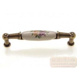 Antikolt fogantyú - zöld virág