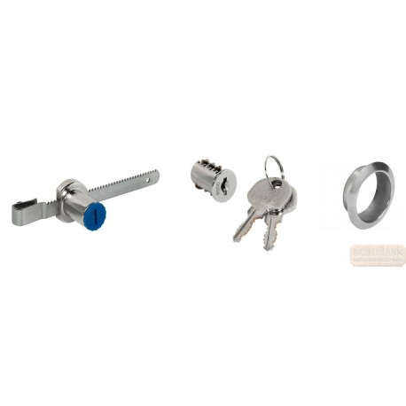 Üvegajtózár tolóajtóhoz komplett