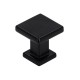 Matt fekete fogantyú 20x20mm