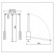 Gardróblift 870-1250mm - 8kg