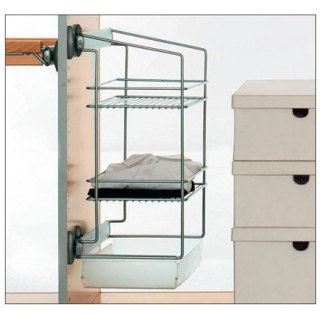 Kihúzható rácsos polc