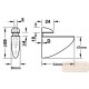 Polc tartó 4-18mm