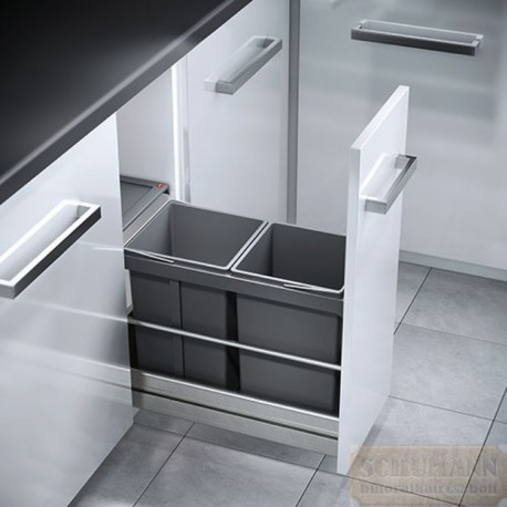 Szelektív kuka 2x15 liter