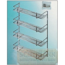 Négyrészes fürdőszoba polc