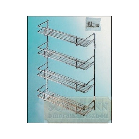 Négyrészes fürdőszoba polc